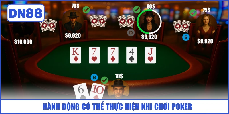 hanh-dong-co-the-thuc-hien-khi-choi-poker