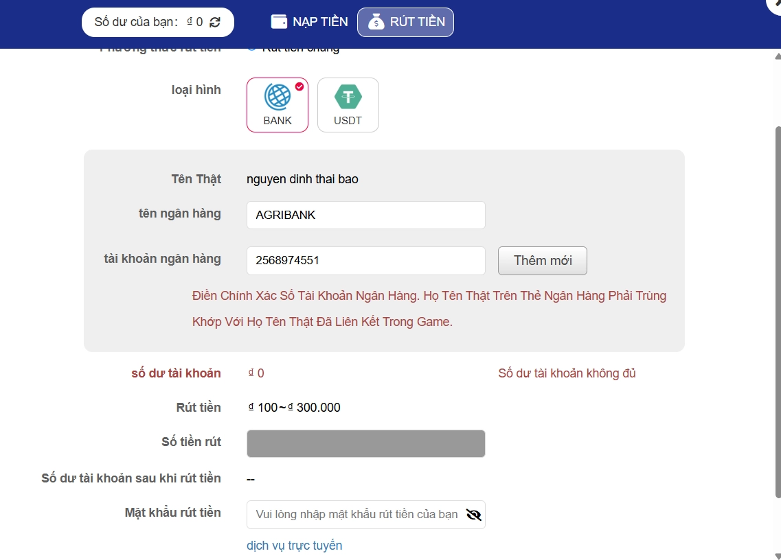 DN88 14 Các bước rút tiền siêu tốc về tài khoản ngân hàng