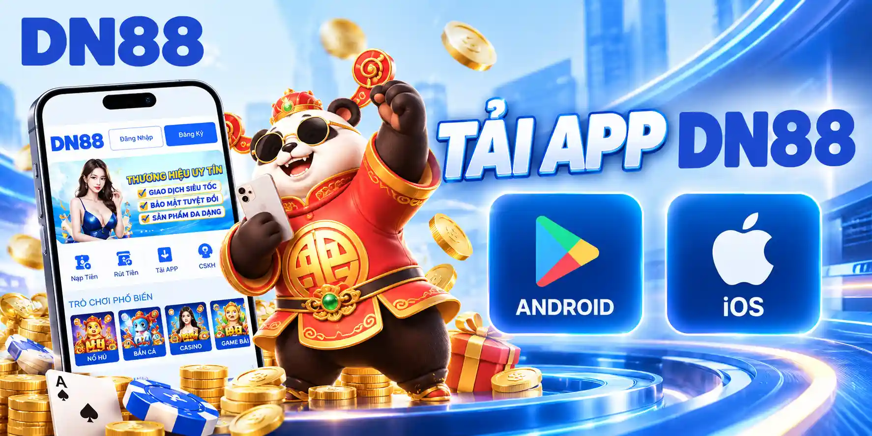 DN88 15 Ứng dụng di động DN88 tương thích iOS và Android, trải nghiệm mượt mà mọi lúc